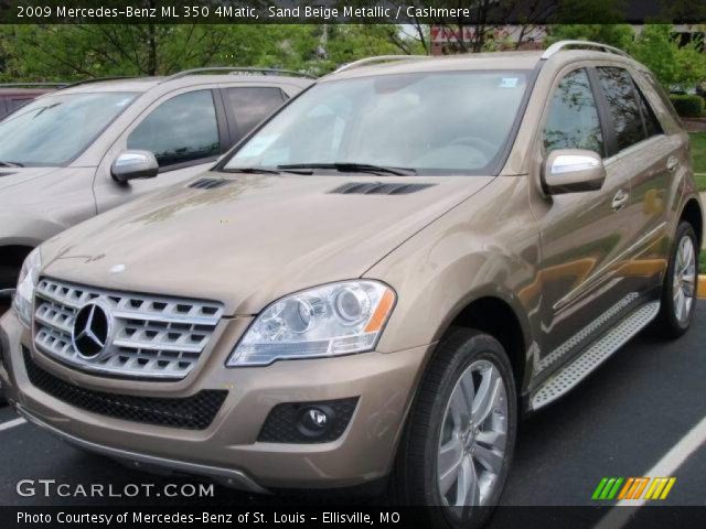 2009 Mercedes-Benz ML 350 4Matic in Sand Beige Metallic