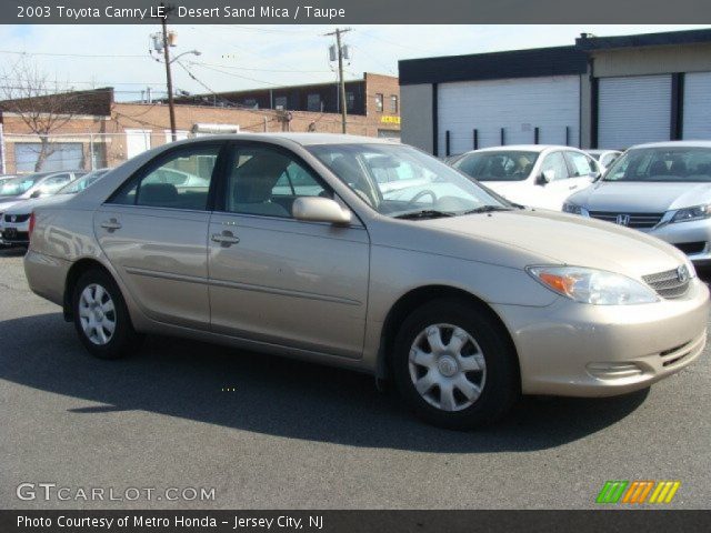 2003 Toyota Camry LE in Desert Sand Mica