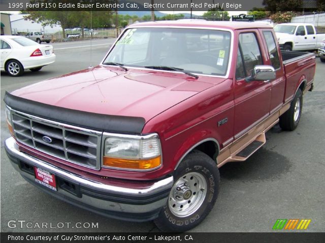 1995 Ford F150 Eddie Bauer Extended Cab in Electric Currant Red Pearl