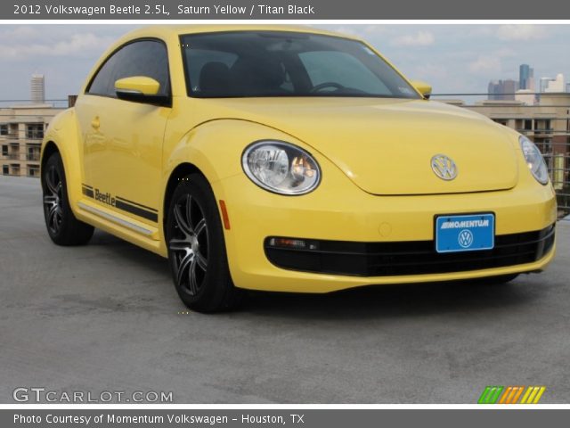 2012 Volkswagen Beetle 2.5L in Saturn Yellow