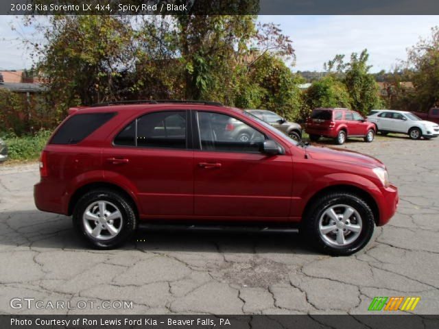 2008 Kia Sorento LX 4x4 in Spicy Red
