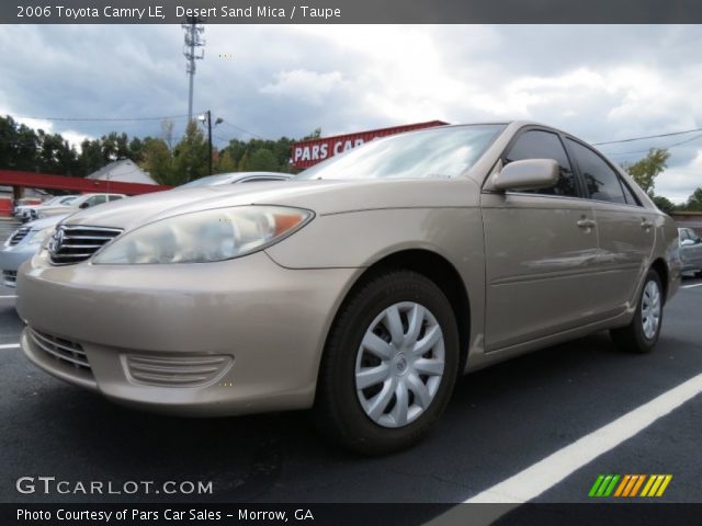 2006 Toyota Camry LE in Desert Sand Mica