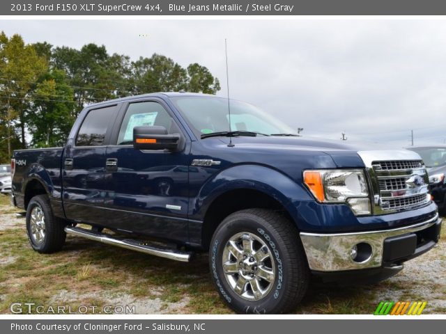 2013 Ford F150 XLT SuperCrew 4x4 in Blue Jeans Metallic