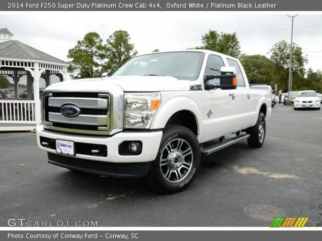 2014 Ford F250 Super Duty Platinum Crew Cab 4x4 in Oxford White