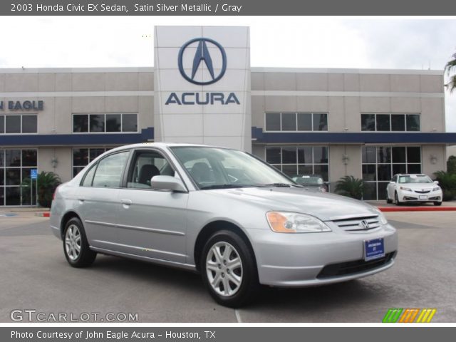 2003 Honda Civic EX Sedan in Satin Silver Metallic