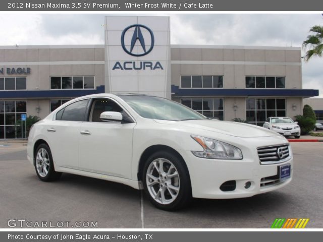 2012 Nissan Maxima 3.5 SV Premium in Winter Frost White