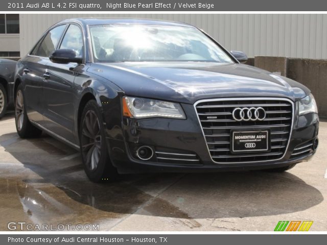 2011 Audi A8 L 4.2 FSI quattro in Night Blue Pearl Effect