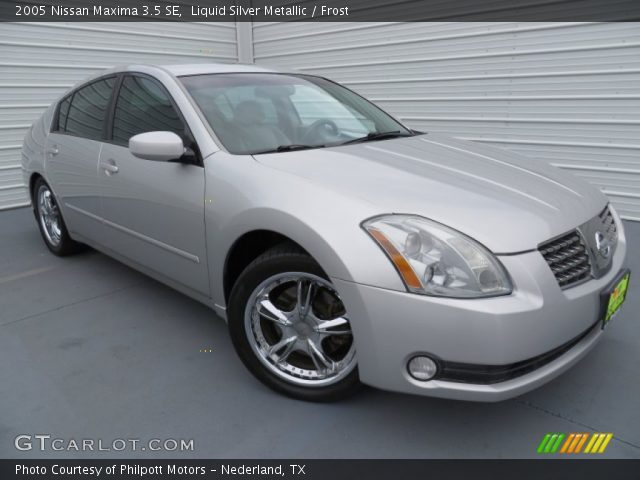 2005 Nissan Maxima 3.5 SE in Liquid Silver Metallic