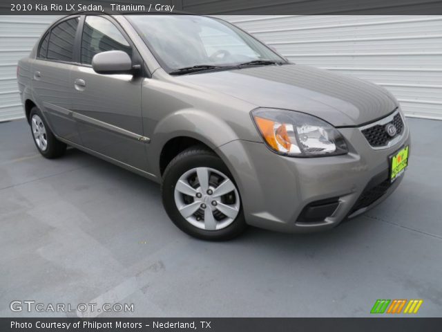2010 Kia Rio LX Sedan in Titanium