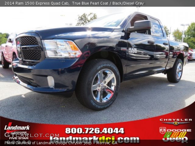 2014 Ram 1500 Express Quad Cab in True Blue Pearl Coat