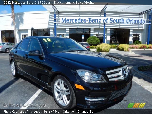 2012 Mercedes-Benz C 250 Sport in Black