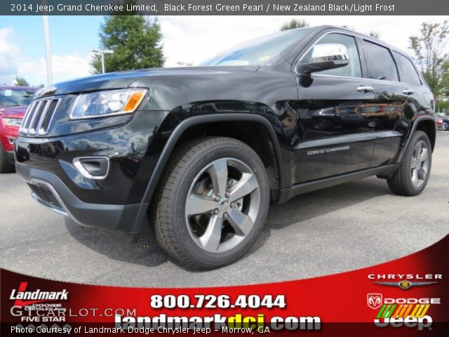2014 Jeep Grand Cherokee Limited in Black Forest Green Pearl