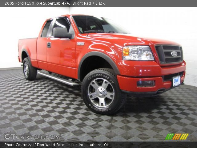 2005 Ford F150 FX4 SuperCab 4x4 in Bright Red