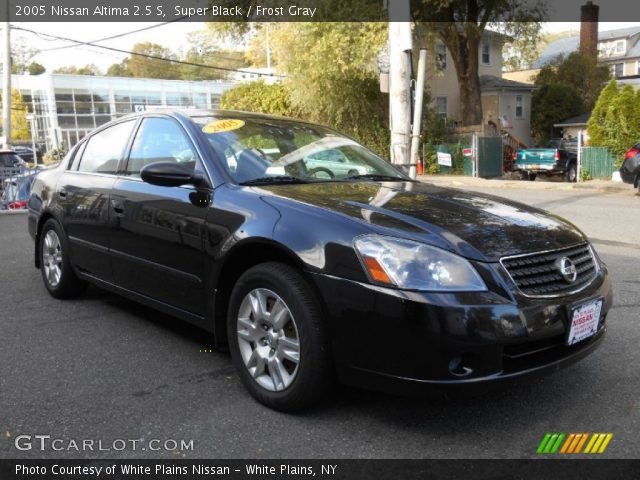 2005 Nissan Altima 2.5 S in Super Black