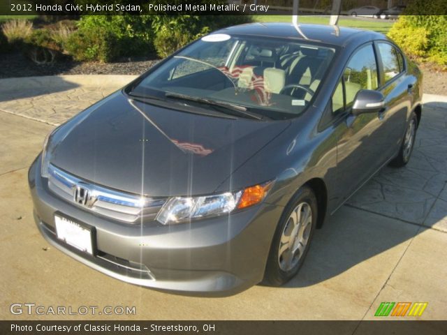 2012 Honda Civic Hybrid Sedan in Polished Metal Metallic
