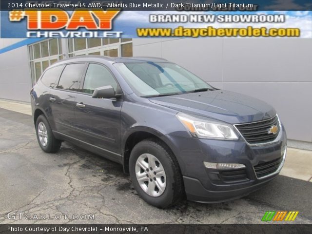 2014 Chevrolet Traverse LS AWD in Atlantis Blue Metallic