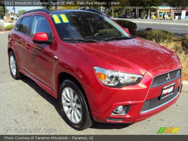2011 Mitsubishi Outlander Sport SE 4WD in Rally Red Metallic