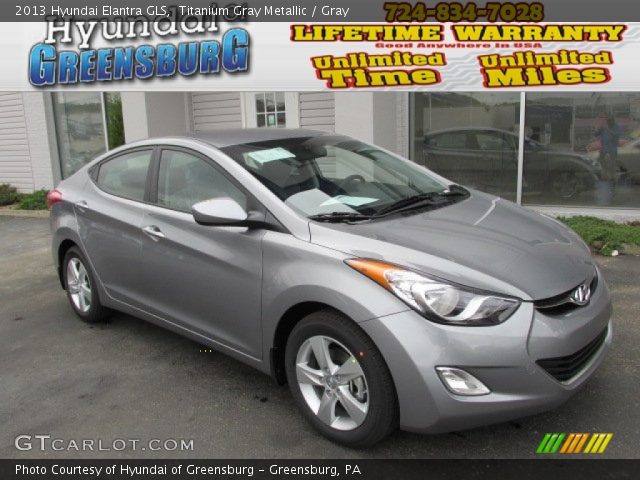 2013 Hyundai Elantra GLS in Titanium Gray Metallic