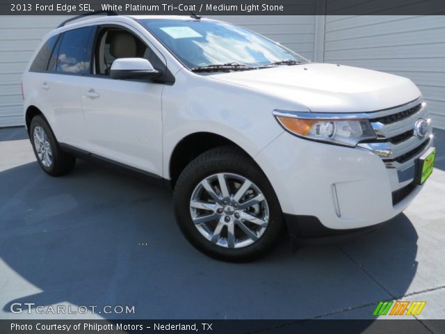 2013 Ford Edge SEL in White Platinum Tri-Coat