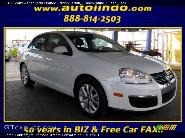 2010 Volkswagen Jetta Limited Edition Sedan in Candy White