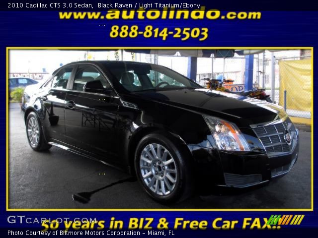 2010 Cadillac CTS 3.0 Sedan in Black Raven