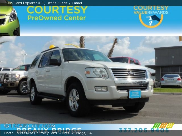 2009 Ford Explorer XLT in White Suede