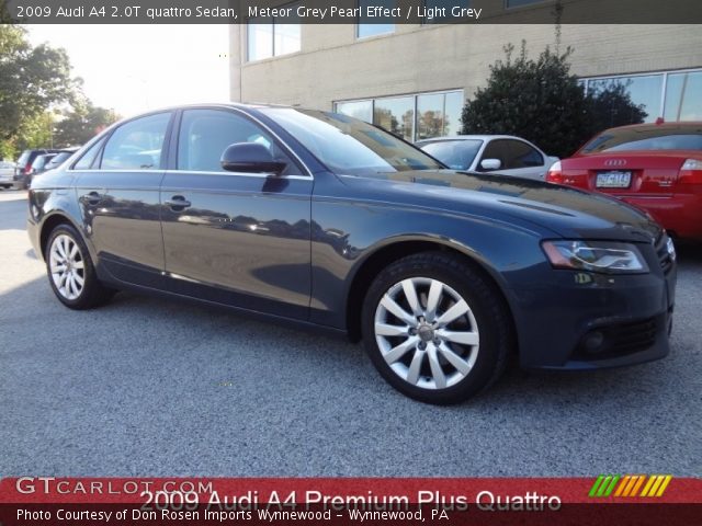 2009 Audi A4 2.0T quattro Sedan in Meteor Grey Pearl Effect