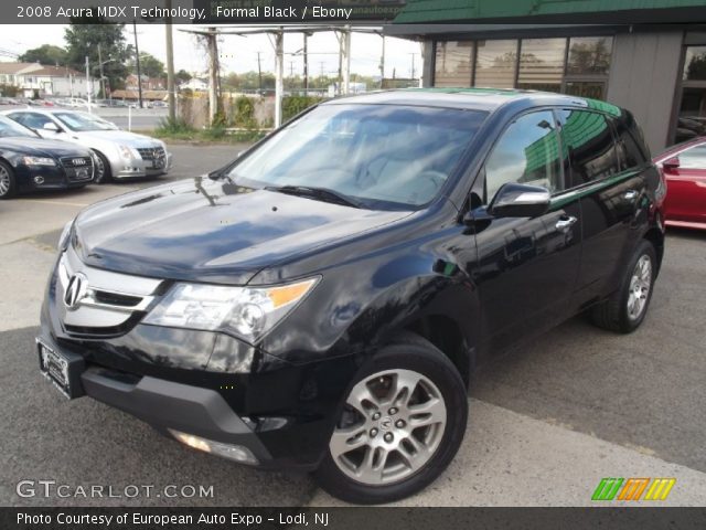 2008 Acura MDX Technology in Formal Black