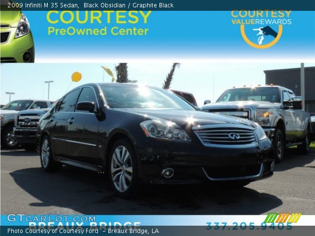 2009 Infiniti M 35 Sedan in Black Obsidian