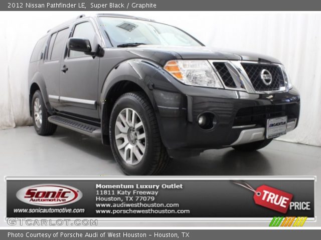 2012 Nissan Pathfinder LE in Super Black