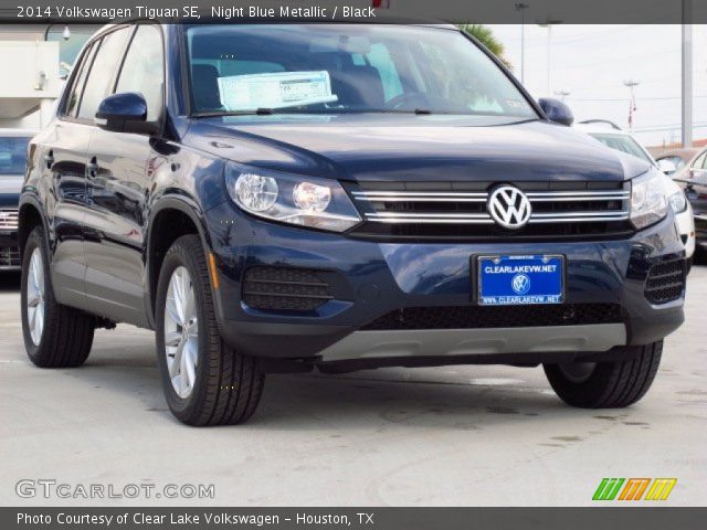 2014 Volkswagen Tiguan SE in Night Blue Metallic