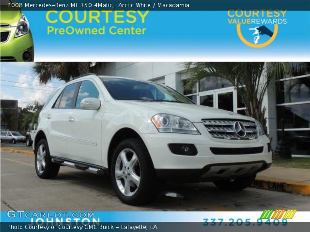 2008 Mercedes-Benz ML 350 4Matic in Arctic White