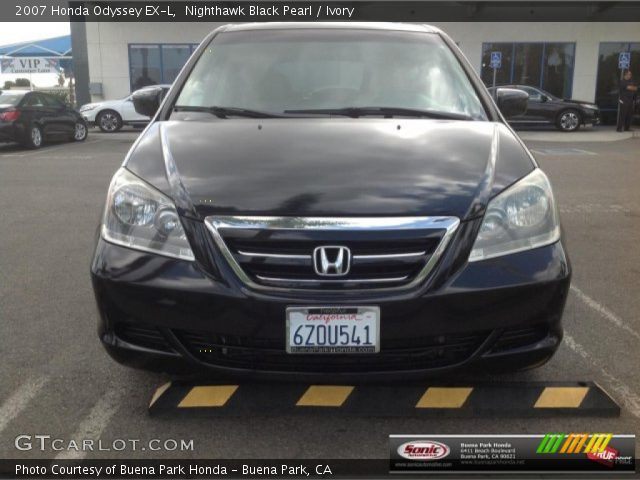 2007 Honda Odyssey EX-L in Nighthawk Black Pearl