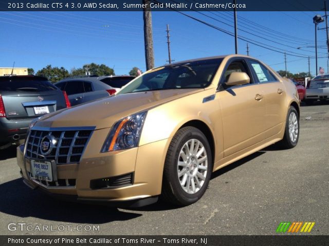 2013 Cadillac CTS 4 3.0 AWD Sedan in Summer Gold Metallic