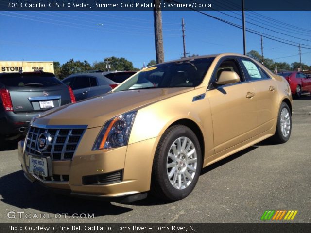 2013 Cadillac CTS 3.0 Sedan in Summer Gold Metallic