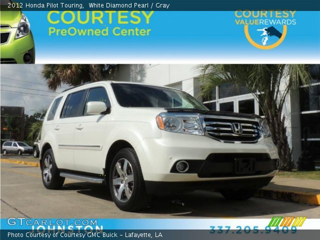 2012 Honda Pilot Touring in White Diamond Pearl