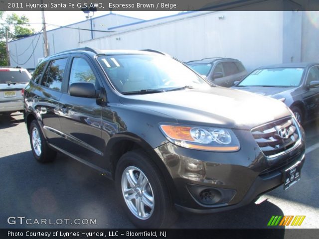 2011 Hyundai Santa Fe GLS AWD in Espresso Brown