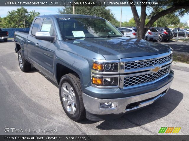 2014 Chevrolet Silverado 1500 LTZ Double Cab 4x4 in Blue Granite Metallic