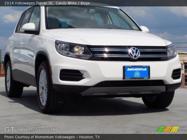 2014 Volkswagen Tiguan SE in Candy White