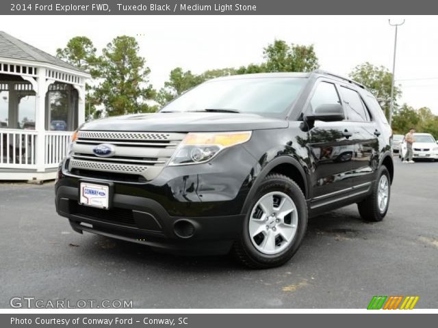 2014 Ford Explorer FWD in Tuxedo Black