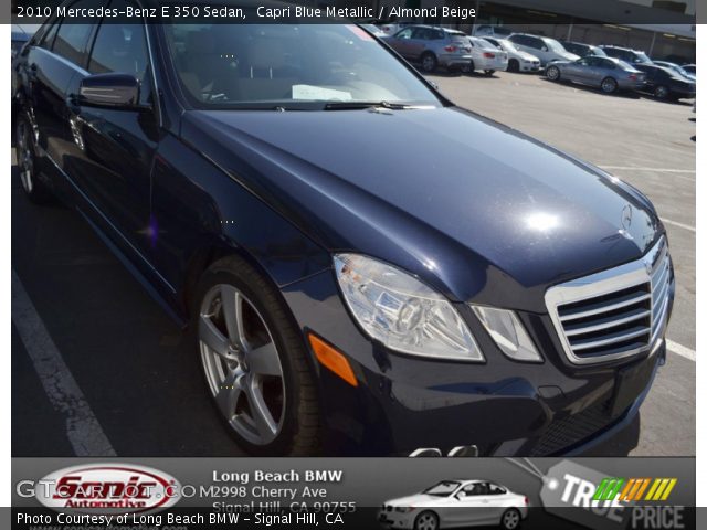 2010 Mercedes-Benz E 350 Sedan in Capri Blue Metallic