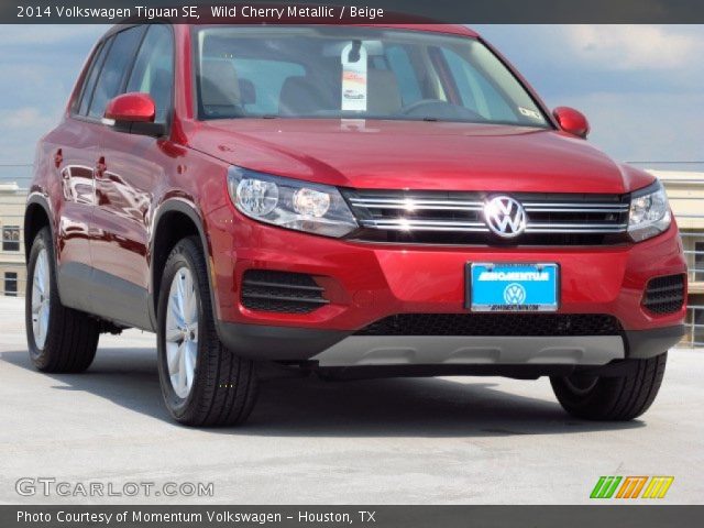 2014 Volkswagen Tiguan SE in Wild Cherry Metallic