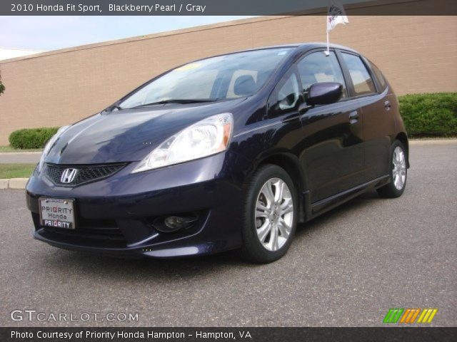 2010 Honda Fit Sport in Blackberry Pearl