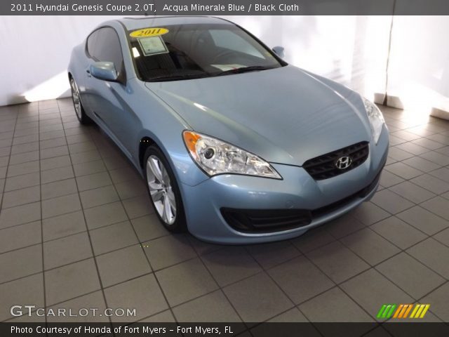 2011 Hyundai Genesis Coupe 2.0T in Acqua Minerale Blue