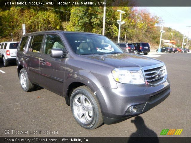 2014 Honda Pilot EX-L 4WD in Modern Steel Metallic