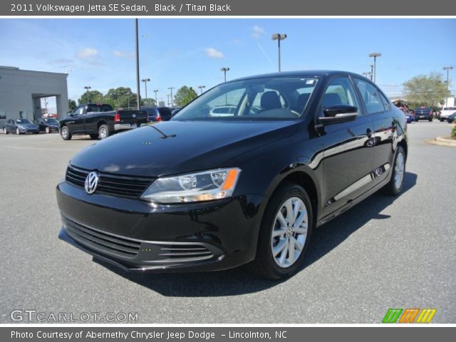 2011 Volkswagen Jetta SE Sedan in Black