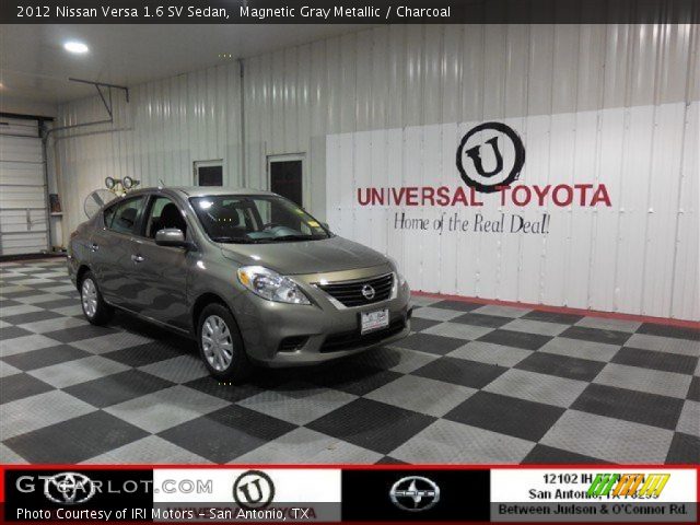 2012 Nissan Versa 1.6 SV Sedan in Magnetic Gray Metallic