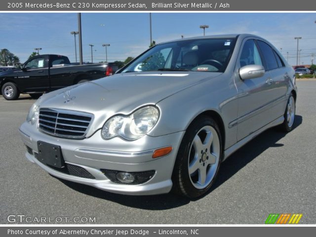 2005 Mercedes-Benz C 230 Kompressor Sedan in Brilliant Silver Metallic