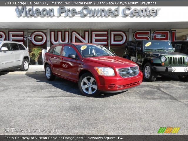 2010 Dodge Caliber SXT in Inferno Red Crystal Pearl