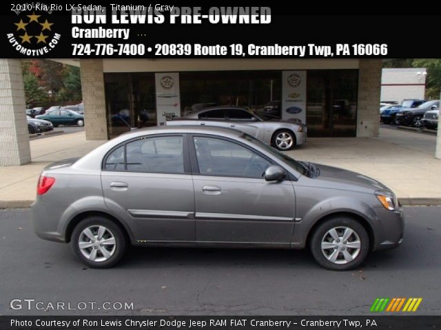2010 Kia Rio LX Sedan in Titanium